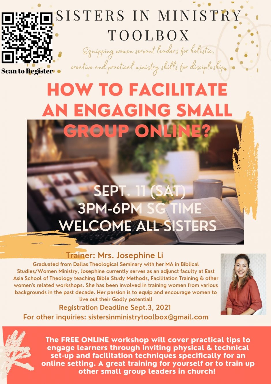 Facilitating Small Groups Online Workshop for Sisters East