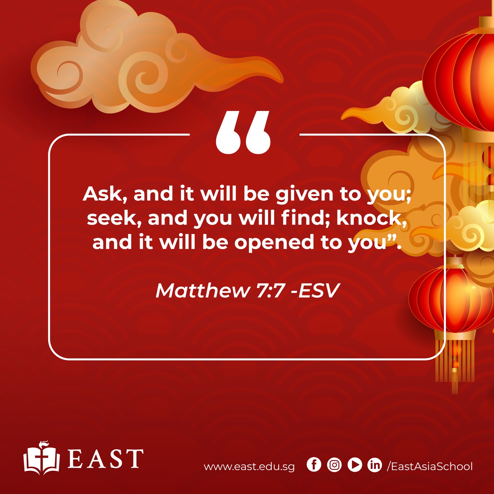 Bible Verse In Pictures: Jan-June 2022 : East Asia School Of Theology