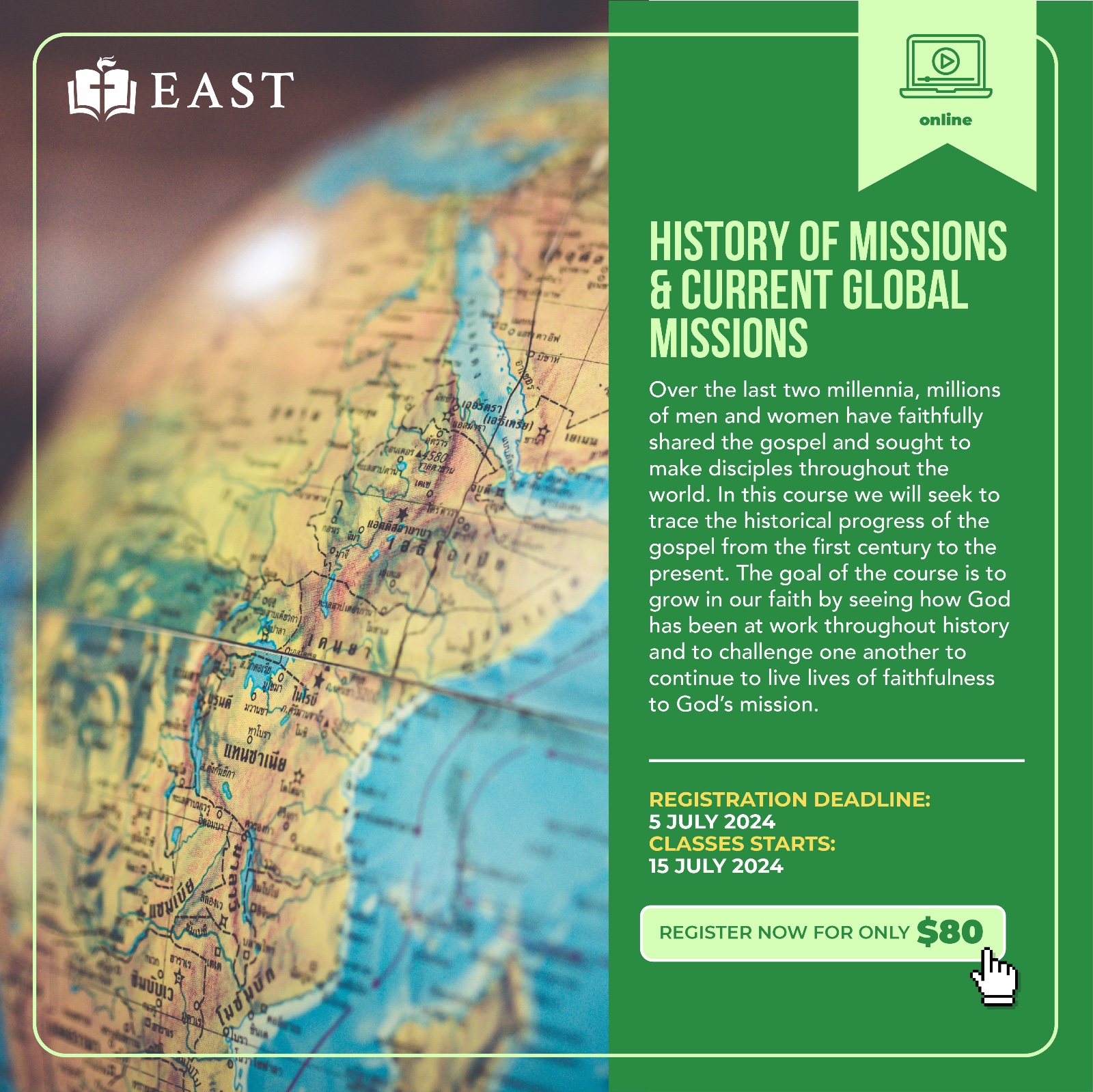 History of Missions & Current Global Missions (Online) – Evening Course ...